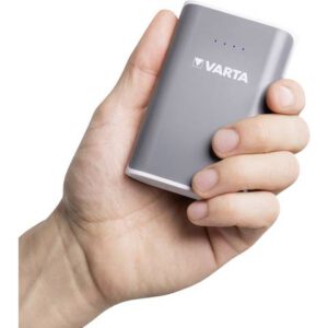 VARTA Portable Power Bank mit Ladekabel, 6000mAh