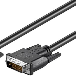 DVI-D Full HD Kabel Dual Link, Nickel, 2m