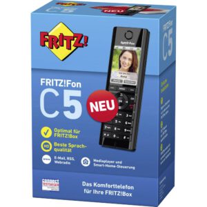 AVM FRITZ!Fon C5 DECT-Komforttelefon schwarz