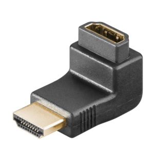 HDMI™ Winkeladapter, vergoldet, 90°